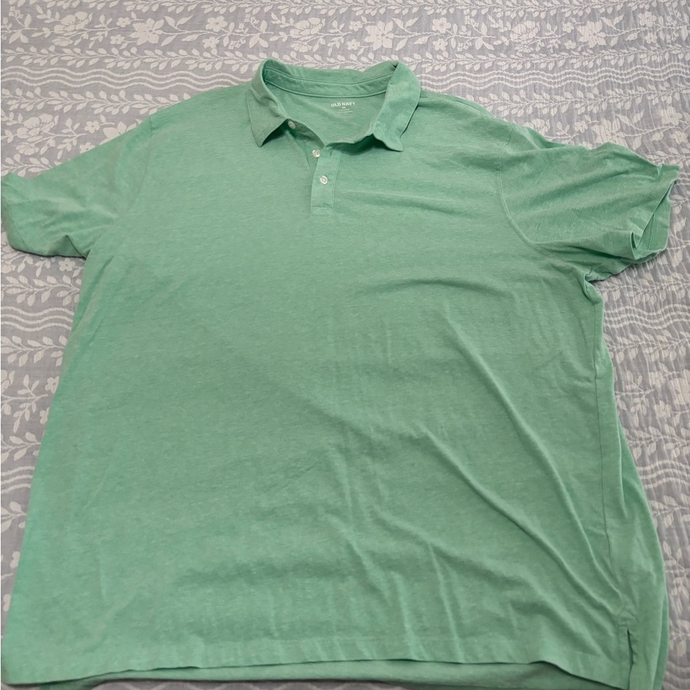 Old Navy Green Polo Shirt Classic Style